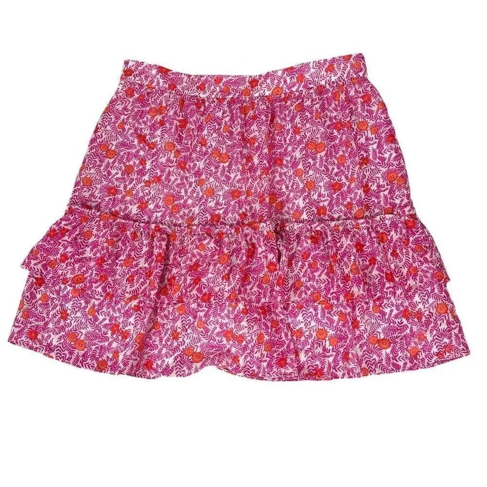 J. Crew Tiered ruffle mini skirt size Medium